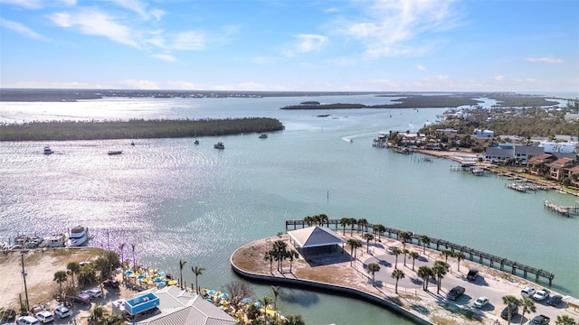 1701 Beach Rd Unit 305, Englewood, FL 34223 - birds eye view of property with a water view