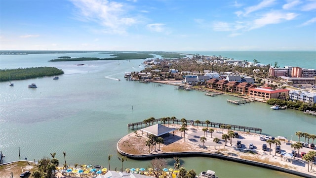 1701 Beach Rd Unit 305, Englewood, FL 34223 - aerial view with a water view