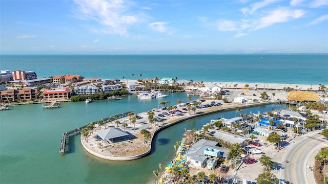 1701 Beach Rd Unit 305, Englewood, FL 34223 - bird's eye view featuring a water view