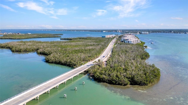 1701 Beach Rd Unit 305, Englewood, FL 34223 - drone / aerial view featuring a water view