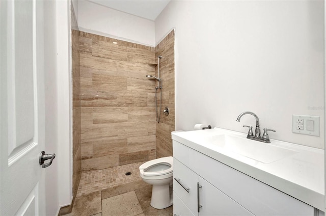 4213 Gardner Dr, Port Charlotte, FL 33952 - full bath with toilet, vanity, and a tile shower