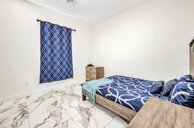 4213 Gardner Dr, Port Charlotte, FL 33952 - bedroom featuring marble finish floors and baseboards