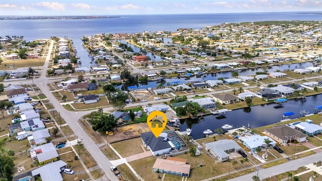 4213 Gardner Dr, Port Charlotte, FL 33952 - aerial view of property's location featuring nearby suburban area and a large body of water