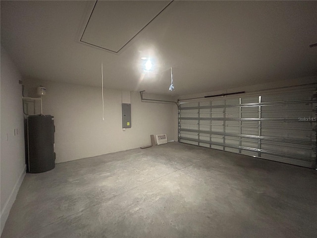 26209 Madras Ct, Punta Gorda, FL 33983 - garage featuring electric panel and water heater