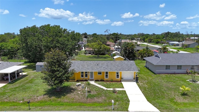 582 Ridgewood St NW, Port Charlotte, FL 33952 - aerial perspective of suburban area