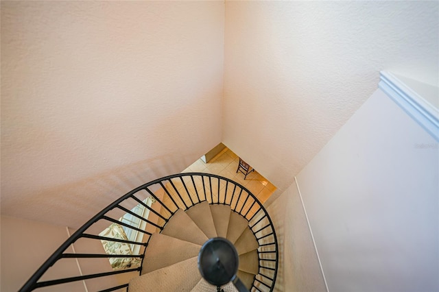 view of stairs