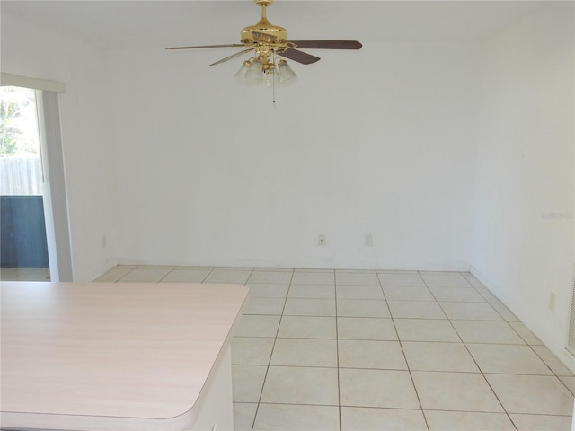 582 Reading St NW, Port Charlotte, FL 33952 - empty room with a ceiling fan