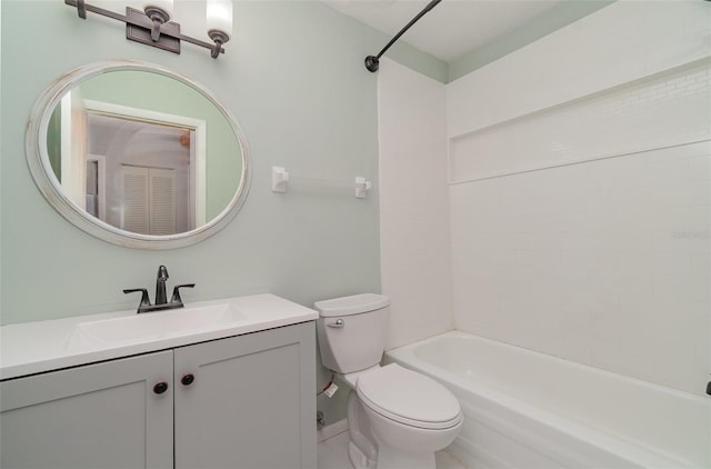 8238 San Jacinto Ave, North Port, FL 34287 - full bath featuring shower / bath combination, vanity, and toilet