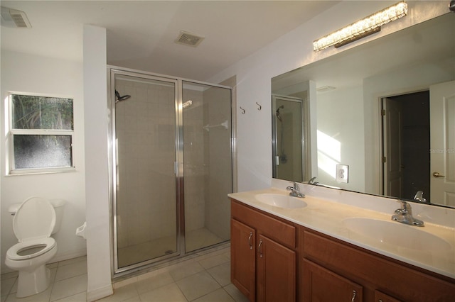 4749 Oakley Rd, North Port, FL 34288 - bathroom with tile patterned floors, a sink, and visible vents
