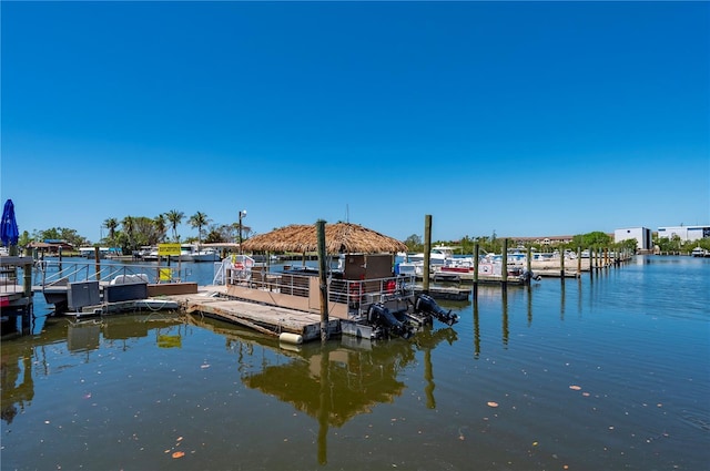 7150 N Tamiami Trl Unit S-600, Sarasota, FL 34243 - view of dock with a water view