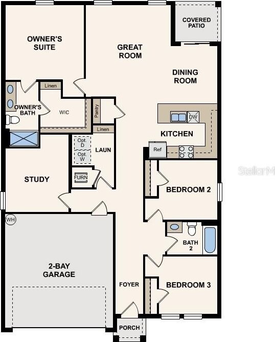 3675 Casco Cir, North Port, FL 34288 - floor plan