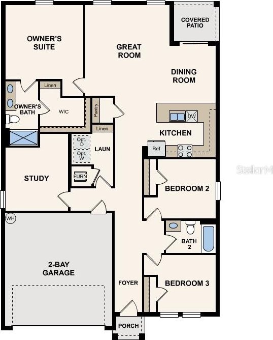 3675 Casco Cir, North Port, FL 34288 - floor plan