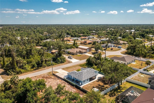 bird's eye view featuring a residential view