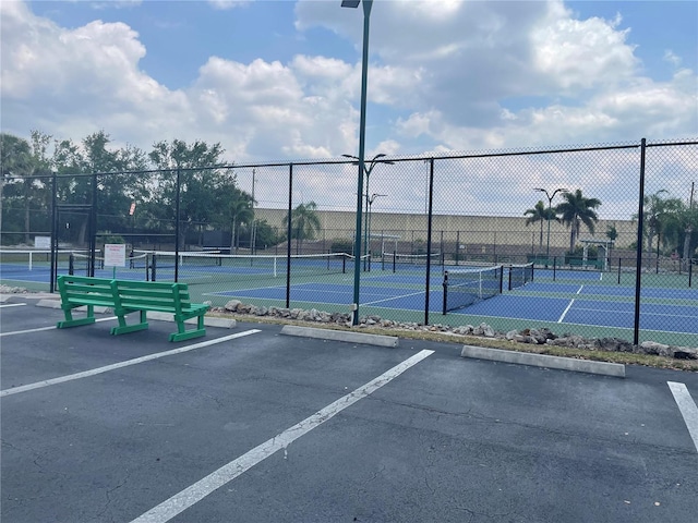 10740 Pearl Bay Cir, Estero, FL 33928 - view of tennis court featuring fence