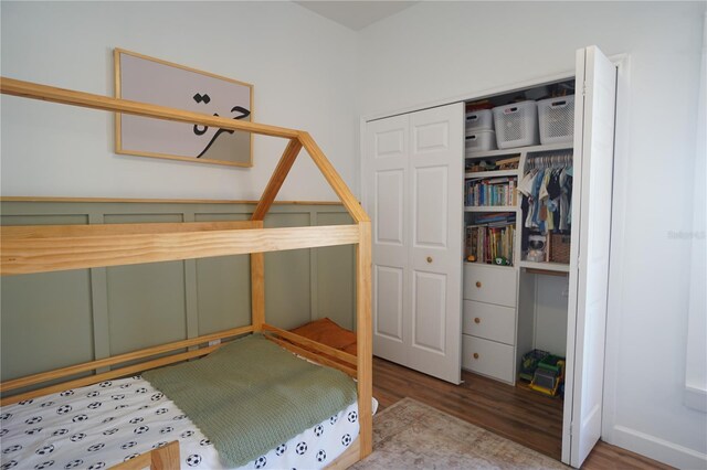 10740 Pearl Bay Cir, Estero, FL 33928 - bedroom with wood finished floors and a closet