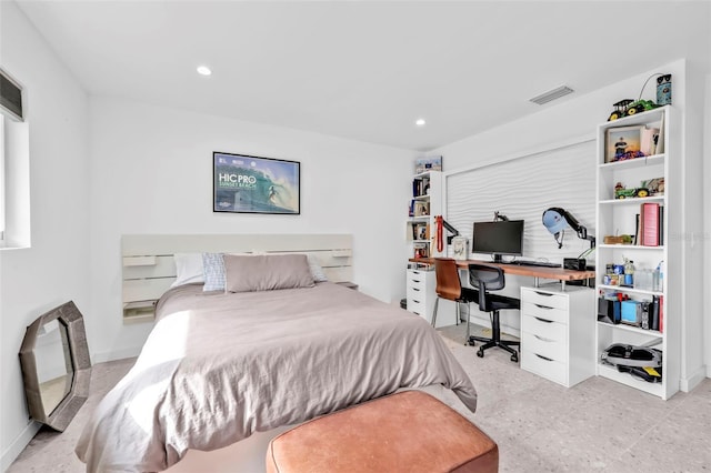 1635 SW Rodgers Ave, Arcadia, FL 34266 - bedroom featuring baseboards, visible vents, and recessed lighting