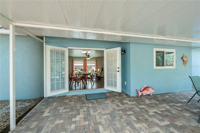 3175 Lakatos St, North Port, FL 34286 - entrance to property featuring stucco siding