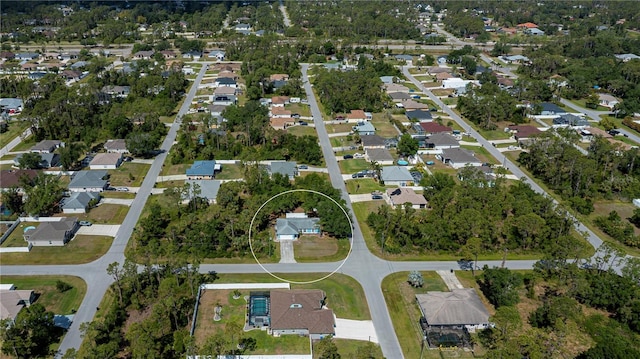 3175 Lakatos St, North Port, FL 34286 - bird's eye view with a residential view