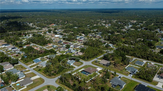 3175 Lakatos St, North Port, FL 34286 - drone / aerial view featuring a view of trees