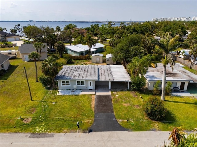 birds eye view of property featuring a residential view
