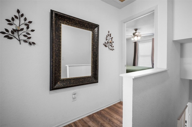 26290 Rampart Blvd Unit D, Punta Gorda, FL 33983 - hall featuring wood finished floors