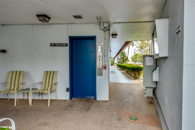1432 Tropic Ter Unit 1432, North Fort Myers, FL 33903 - property entrance with elevator