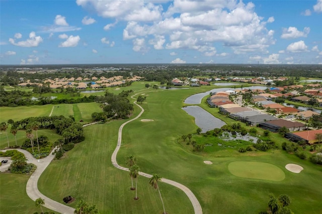 4461 La France Ave, North Port, FL 34286 - aerial view of residential area featuring a golf course and a large body of water