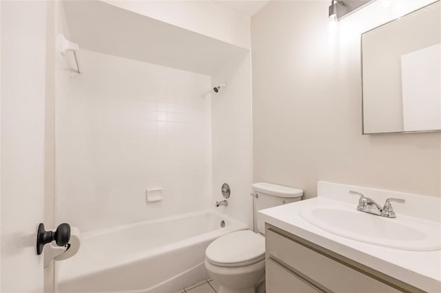 1665 Florence Ave Unit B, Englewood, FL 34223 - bathroom with toilet, vanity, and shower / tub combination
