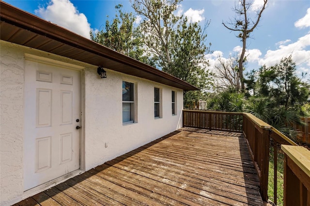 1665 Florence Ave Unit B, Englewood, FL 34223 - view of wooden terrace