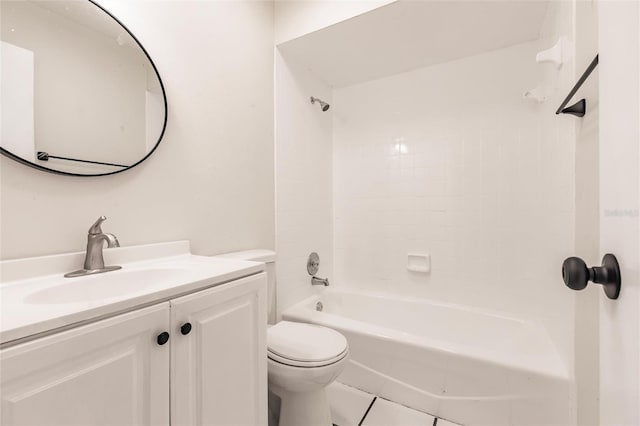 1665 Florence Ave Unit B, Englewood, FL 34223 - bathroom featuring toilet, vanity, and washtub / shower combination