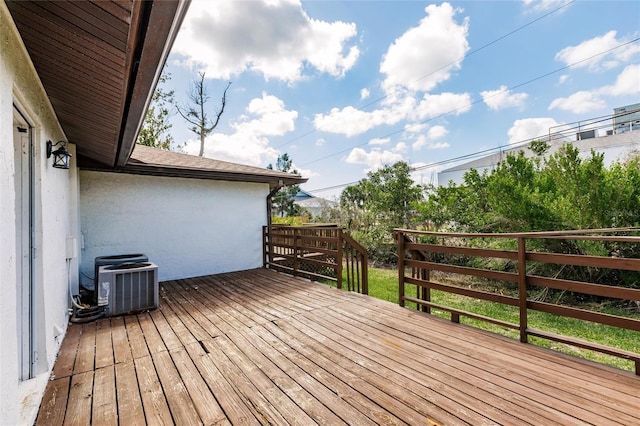 1665 Florence Ave Unit B, Englewood, FL 34223 - deck with central air condition unit