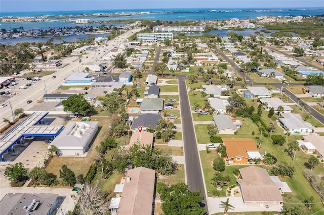 1665 Florence Ave Unit B, Englewood, FL 34223 - aerial view featuring a residential view and a water view