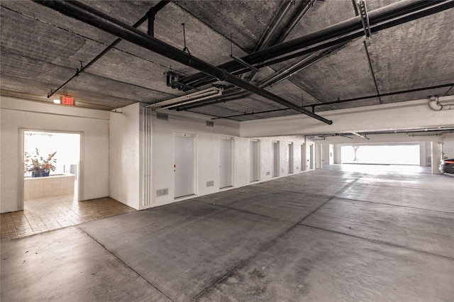 view of parking deck
