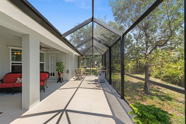 27147 Guapore Dr, Punta Gorda, FL 33983 - sunroom with ceiling fan