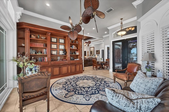 3866 Turtle Dove Blvd, Punta Gorda, FL 33950 - office featuring ornamental molding and recessed lighting