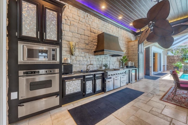 3866 Turtle Dove Blvd, Punta Gorda, FL 33950 - view of patio / terrace featuring a sink