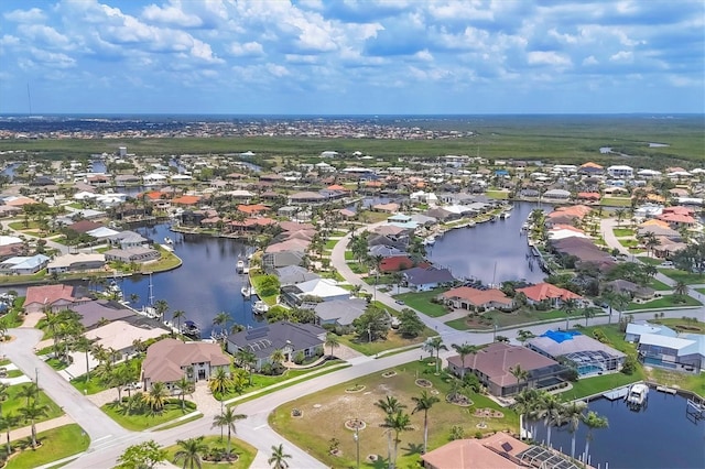 3866 Turtle Dove Blvd, Punta Gorda, FL 33950 - aerial perspective of suburban area featuring a large body of water