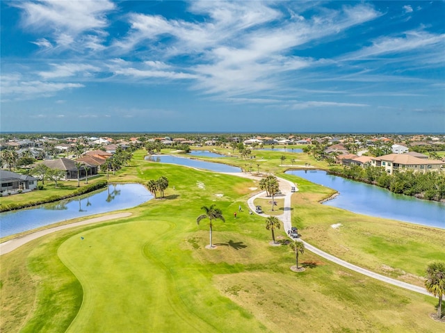 4015 La Costa Island Ct, Punta Gorda, FL 33950 - aerial perspective of suburban area featuring a large body of water and a local golf course