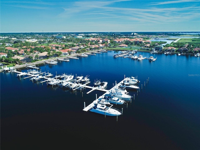 303 11th Ave E, Palmetto, FL 34221 - aerial view of a marina and a large body of water
