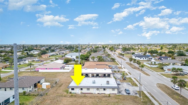 4516 Santa Barbara Blvd Unit 1, Cape Coral, FL 33914 - birds eye view of property with a residential view