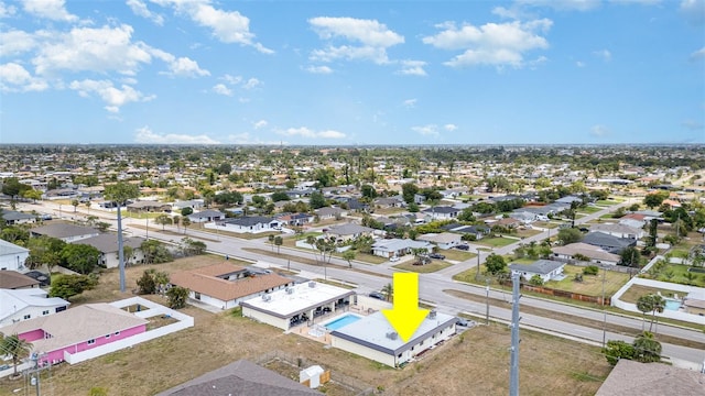 4516 Santa Barbara Blvd Unit 1, Cape Coral, FL 33914 - birds eye view of property featuring a residential view