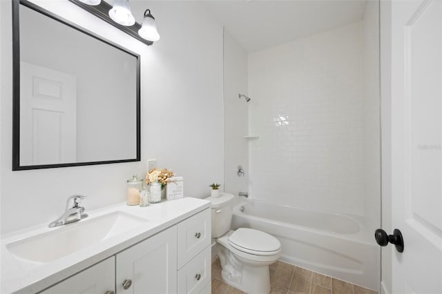 21480 Eldred Ave, Port Charlotte, FL 33952 - full bath with toilet, vanity, and shower / washtub combination