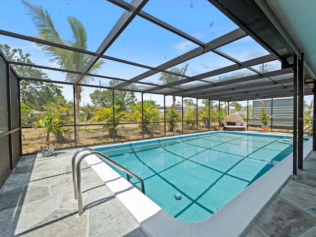 6531 Marius Rd, North Port, FL 34287 - pool with a patio and a lanai