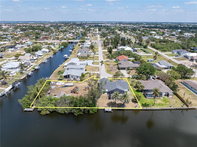 453 Carolyn Ln, Punta Gorda, FL 33950 - aerial view featuring a residential view and a water view
