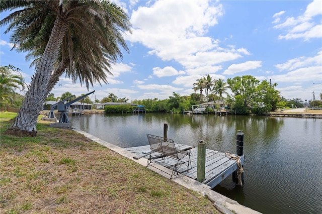 453 Carolyn Ln, Punta Gorda, FL 33950 - dock area with a water view