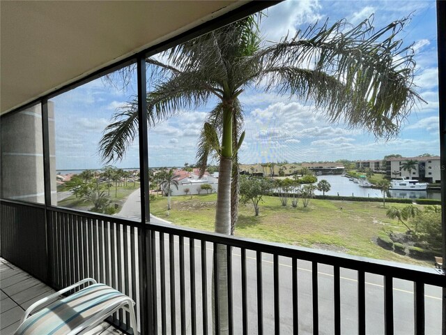 25188 Marion Ave Unit F304, Punta Gorda, FL 33950 - balcony featuring a water view