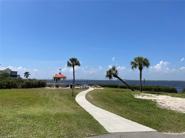 25188 Marion Ave Unit F304, Punta Gorda, FL 33950 - view of community featuring a gazebo and a yard