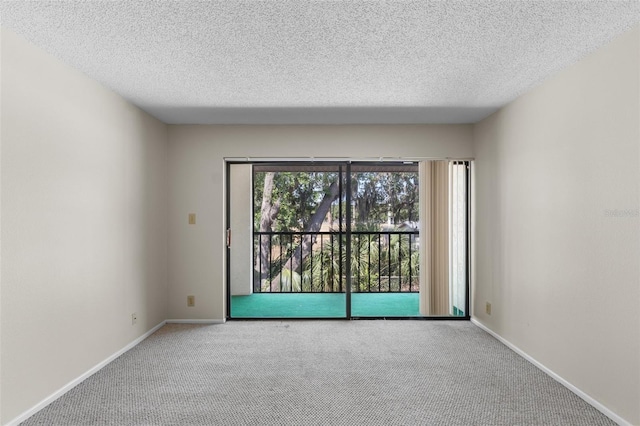 19505 Quesada Ave Unit A204, Port Charlotte, FL 33948 - carpeted empty room with a textured ceiling and baseboards
