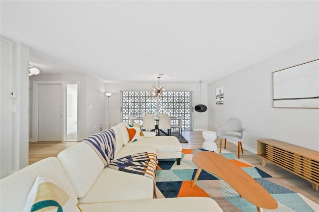 48 Hibiscus Dr, Punta Gorda, FL 33950 - living area with wood finished floors and baseboards