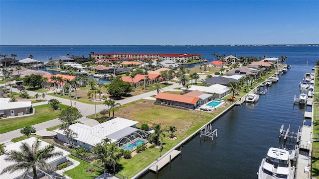 48 Hibiscus Dr, Punta Gorda, FL 33950 - aerial view with a residential view and a water view